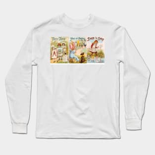 Vintage ABC Tiny Tots Book Covers for Mugs Long Sleeve T-Shirt